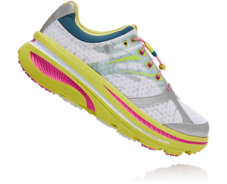 Zapatillas Running Hoka One One Mujer - Ov X Bondi B - Blancas - NKG764352